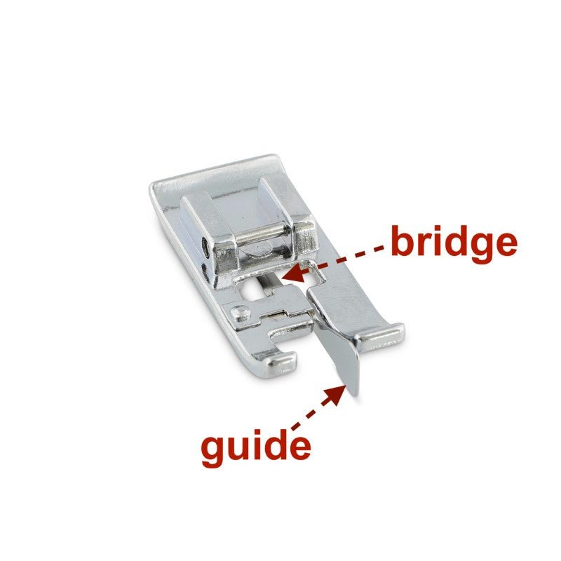 different parts of the Overcast Presser Foot