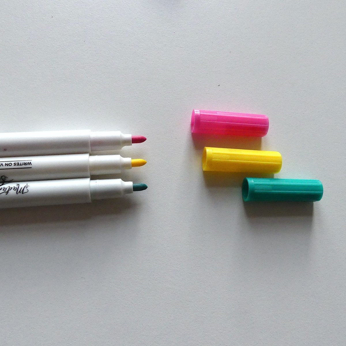 3 colors of Madam Sew permanent markers to draw on fabric