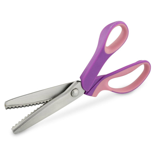 pinking shears for fabrics by MadamSew on a white background