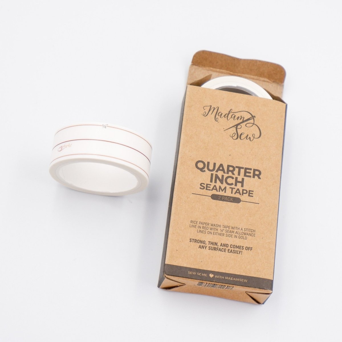 quarter inch quilt tape with MadamSew Box