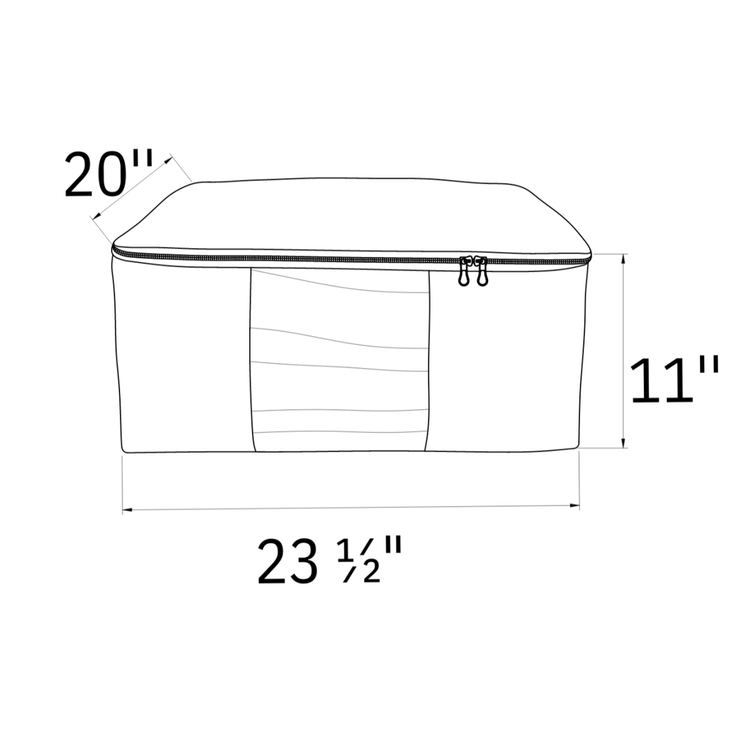 Quilt Storage Bag 23½”L x 20”W x 11”H MadamSew