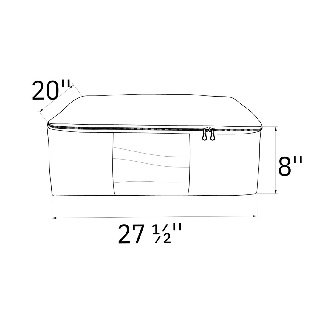 Quilt Storage Bag 27½”L x 20”W x 8”H MadamSew