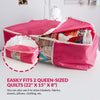 Quilt Storage Bag - Standard Size (22”L x 15”W x 8”H) - Viva Magenta - MadamSew