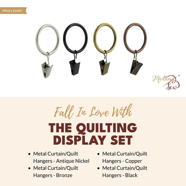 Metal Curtain & Quilt Hangers