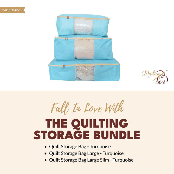 Quilt Storage Bag - 23½”L x 20”W x 11”H – MadamSew