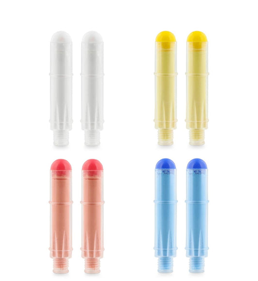 Chalk marker refills for the Madam Sew Chalk Markers in white, yellow, red and blue