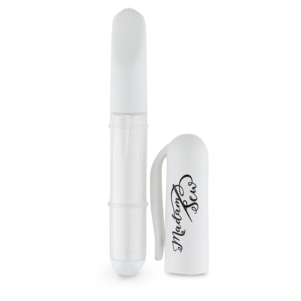 white chalk marker pen with cap