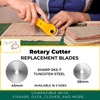 Rotary Cutter, Blades & Mat Bundle - 45 mm - MadamSew