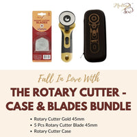 Rotary Cutter - Case & Blades Bundle - 45mm