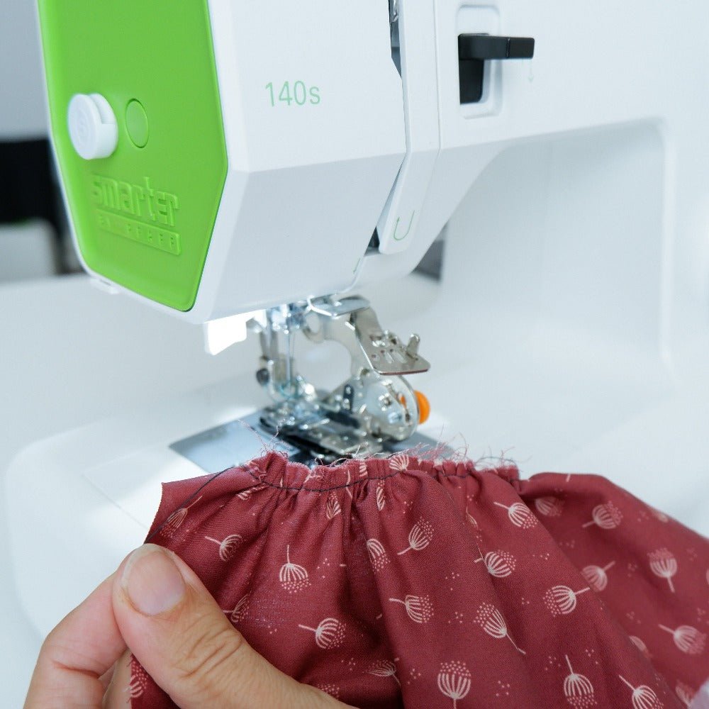 Universal Sewing Machine Attachment making ruffles