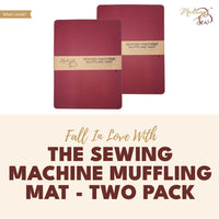 Sewing Machine Muffling Mat - 2 Items Bundle