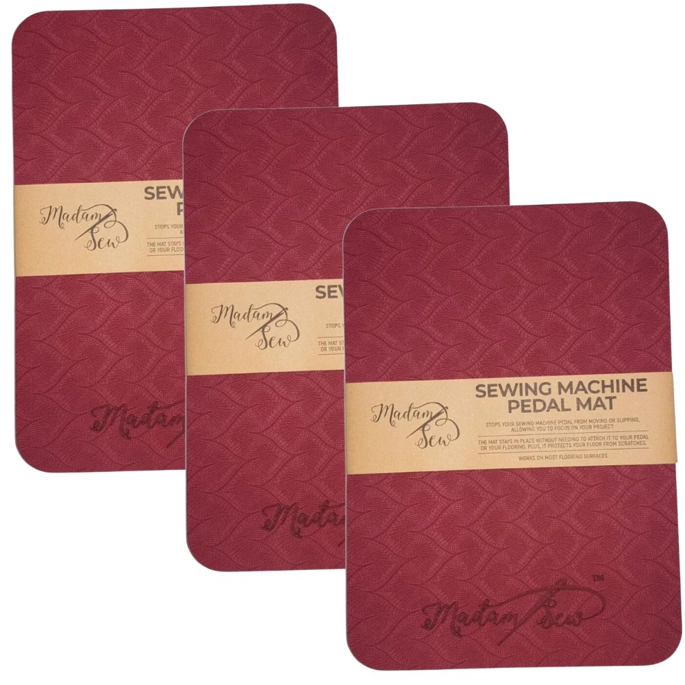 Sewing Machine Pedal Mat - Bundle with 3 Pedal Mats
