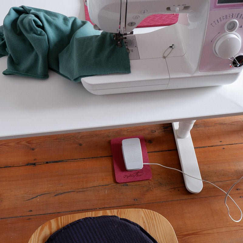 Sewing Machine Pedal Mat - Minimizes Movement of Your Pedal! - MadamSew