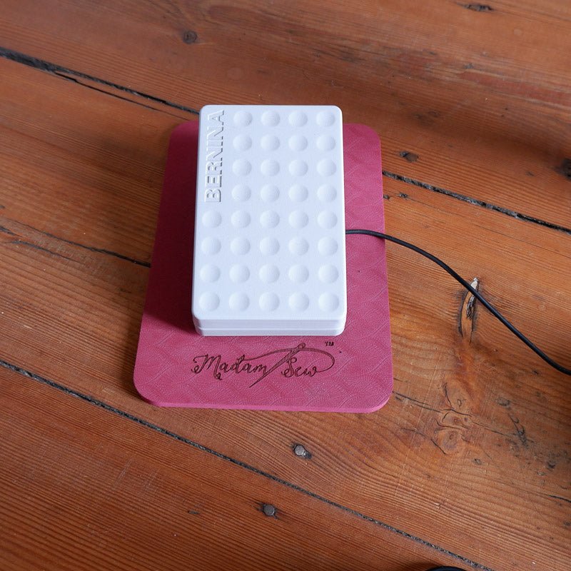 Sewing Machine Pedal Mat - Minimizes Movement of Your Pedal! - MadamSew