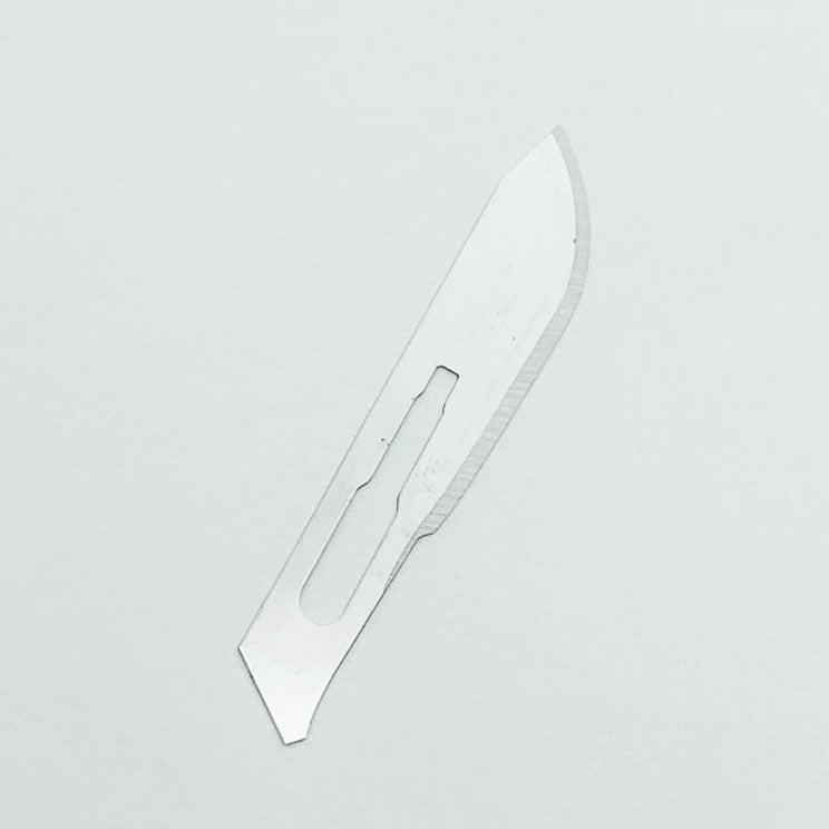 A single spare blade on a white background