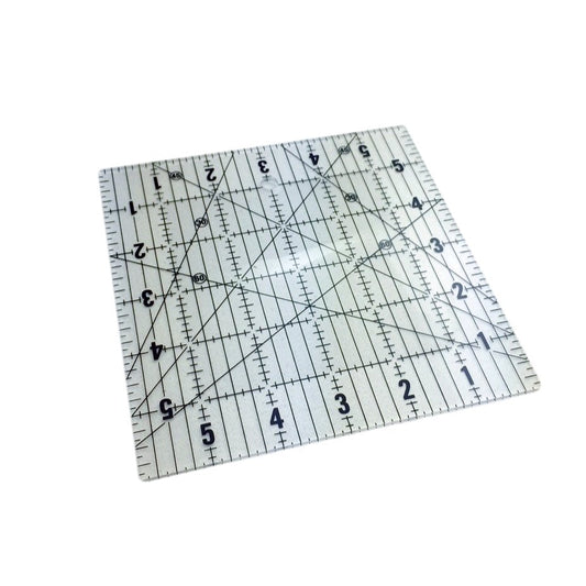 Square Non-Slip Quilting Ruler 6 x 6 inch