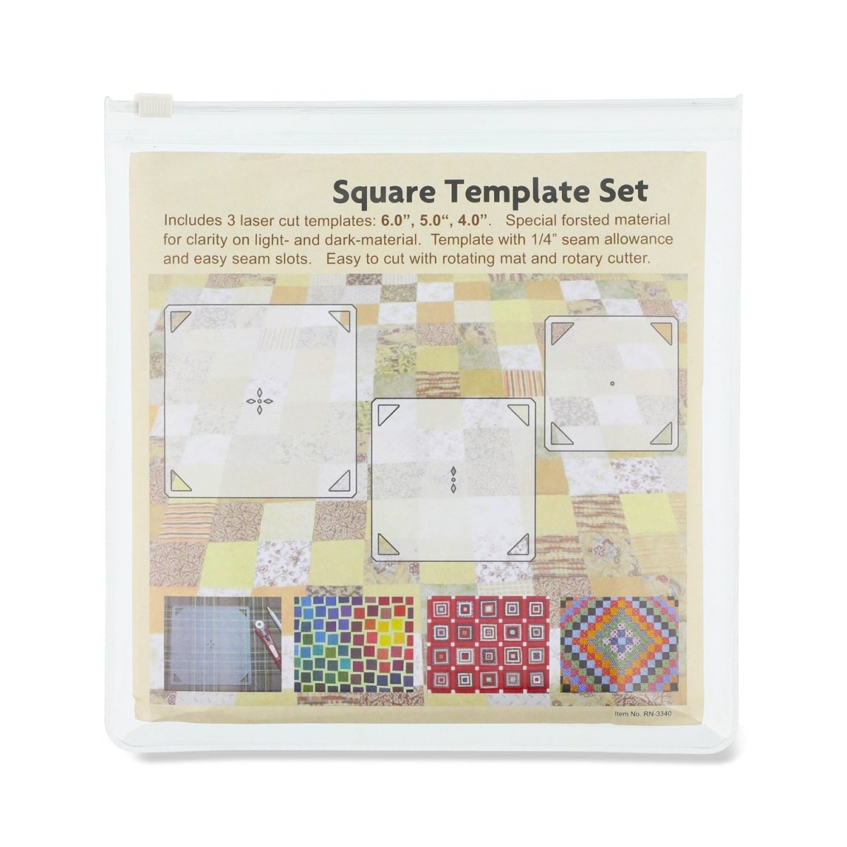 Patchwork Template Set Square Patchwork Template Sets | MadamSew