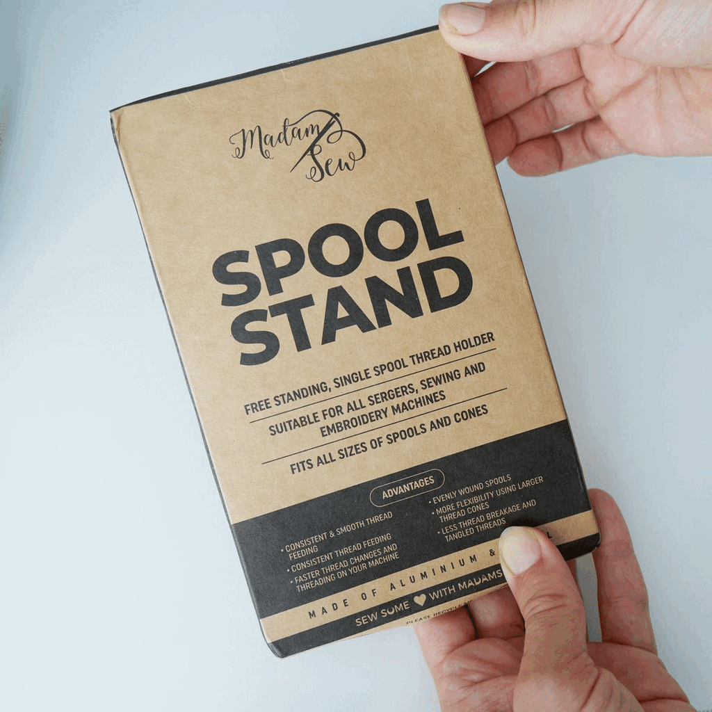 Gif showing how to install a universal thread holder