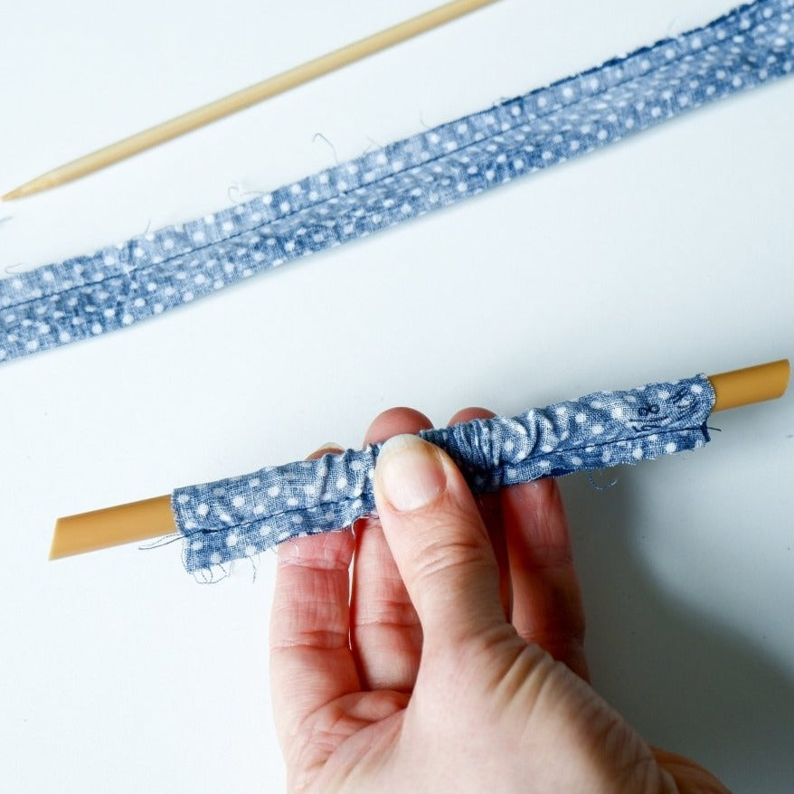 Turning Straps Inside Out with the Tube Turner by Madam Sew