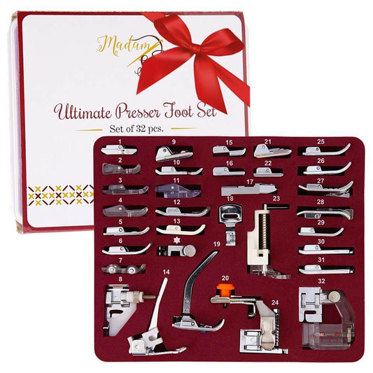 Ultimate Presser Foot Set box and inside.