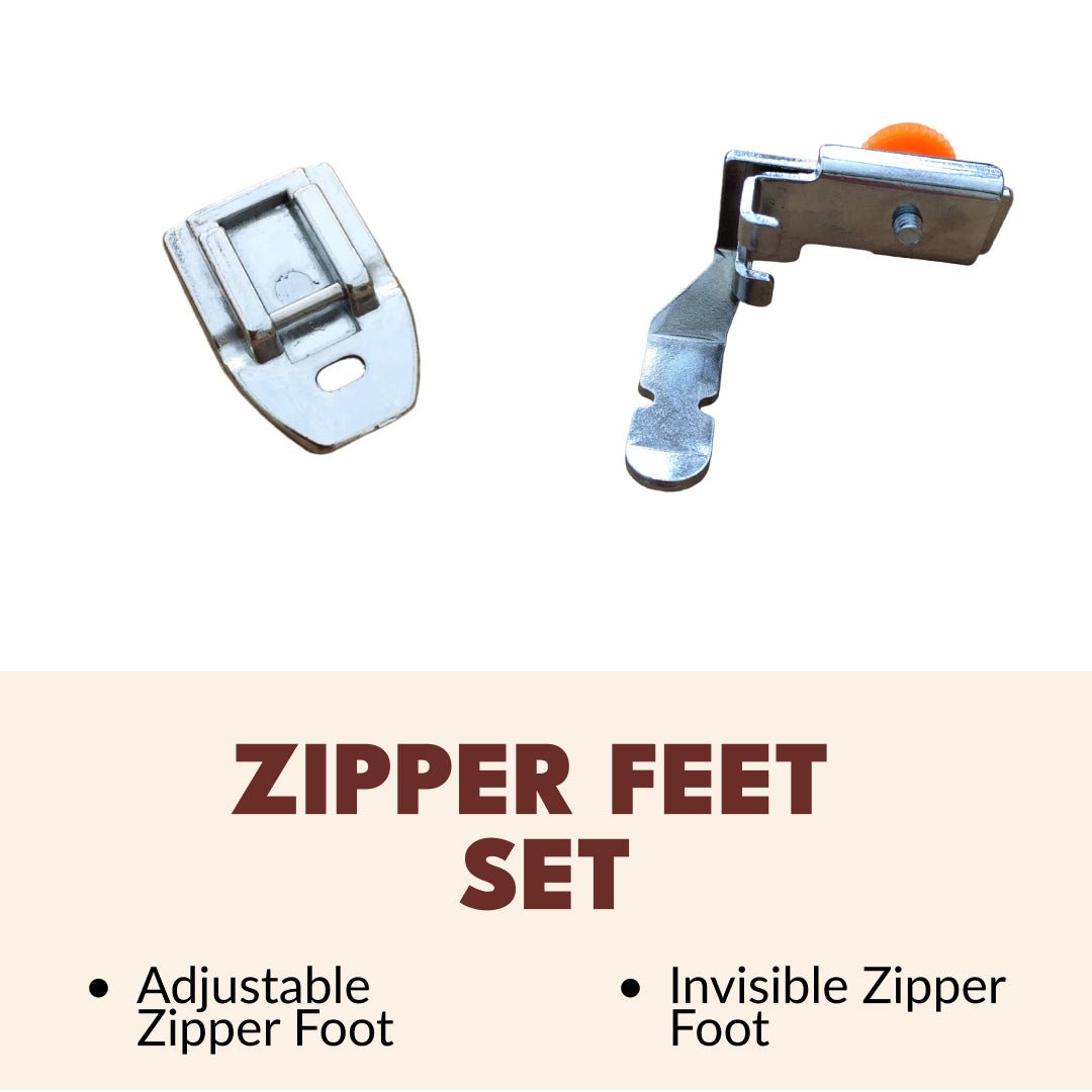 Zipper Feet Set adjustable and invisible zipper foot MadamSew