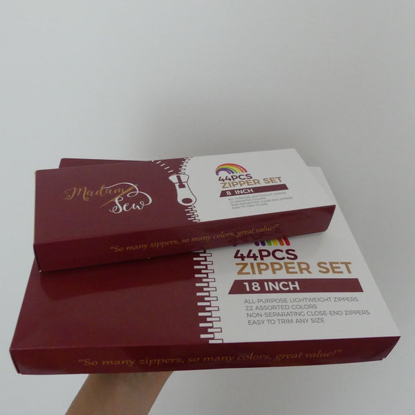 Zippers Sets Bundle - 88 Zippers - Two sizes – MadamSew