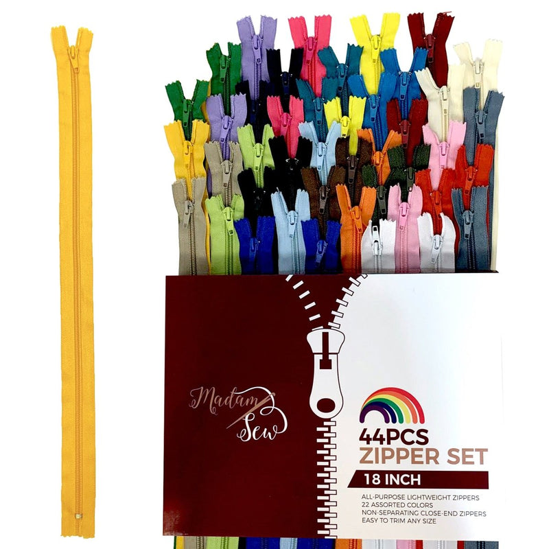 Zippers Sets Bundle - 88 Zippers - Two sizes – MadamSew